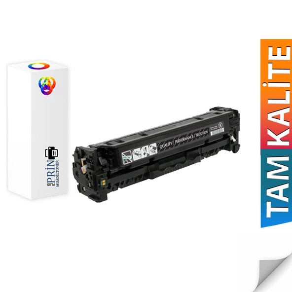 Hp 305A-Hp CE410A-Hp Colorlaserjet Pro 300 M375NW Siyah Muadil Toner ürün görseli 1