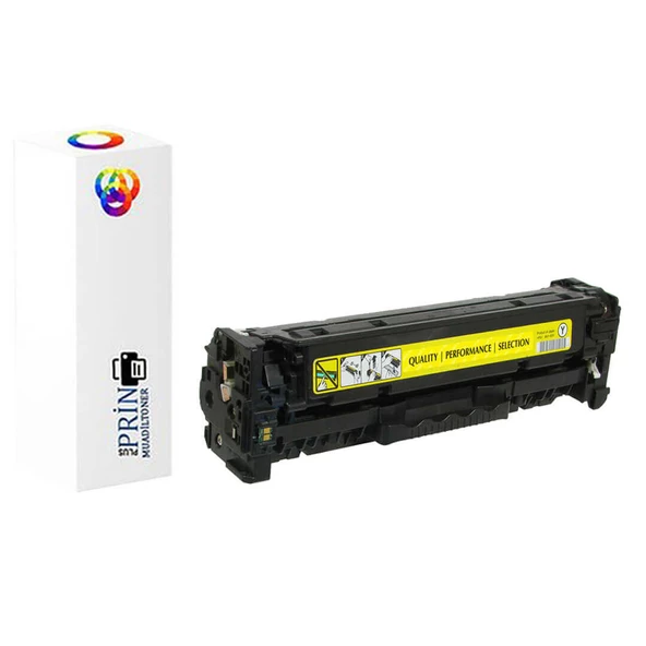 Hp 305A - Hp CE413A-Hp Colorlaserjet Pro 300 M351A Sarı Muadil Toner ürün görseli 1