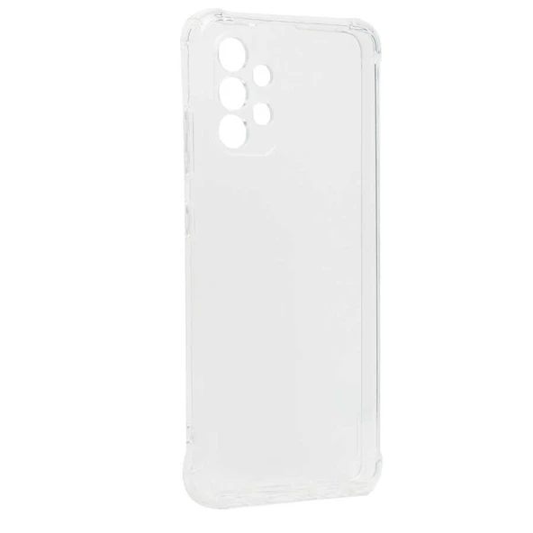 Samsung Galaxy A32 4G Kılıf Nitro Anti Shock Darbe Emici Köşe Korumalı Şeffaf Silikon Kapak ürün görseli 1