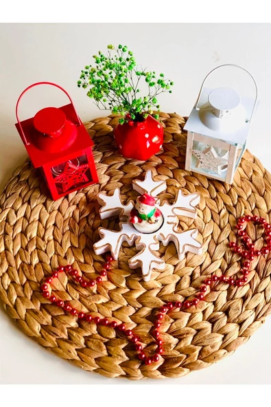 Yılbaşı Kartaneli Mumluk(tealight) ürün görseli 1