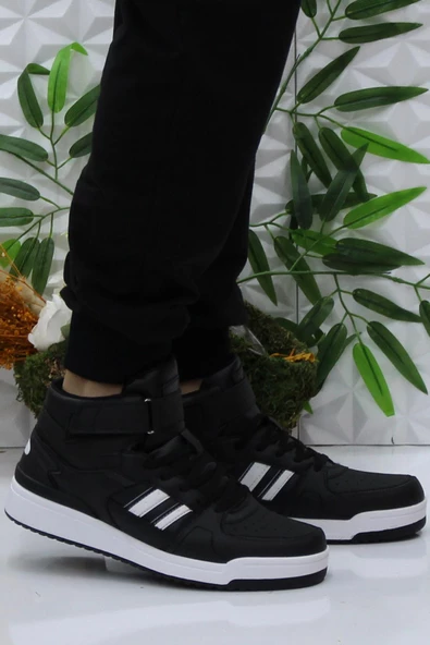 Kinetix Wılmo Pu Hı Siyah Beyaz Rahat Orijinal Ürün Sneaker Erkek Spor Ayakkabı ürün görseli 1