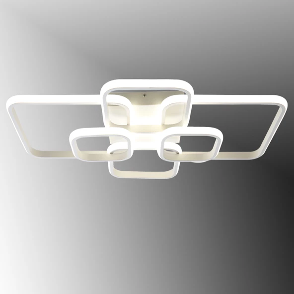 TT Aydınlatma TT500-6-BY  Mat Beyaz Plofonyer 6 lı Led Avize ürün görseli 1