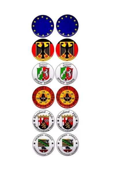 Plaka Damla Sticker Etiket Pulu Suya Güneşe Dayanaklı Kaliteli Model 2 ürün görseli 1
