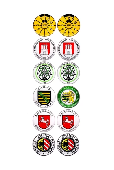 Plaka Damla Sticker Etiket Pulu Suya Güneşe Dayanaklı Kaliteli Model 4 ürün görseli 1