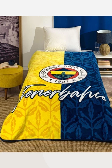 Yeni Sezon Fenerbahçe Lisanslı Taraftar Tek Battaniye ürün görseli 1