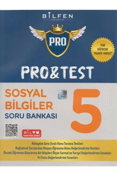 Bilfen 5. Sınıf Protest Sosyal Bilgiler Soru Bankası Yeni Müfredat ürün görseli 1