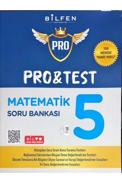 Bilfen 5. Sınıf Protest Matematik Soru Bankası Yeni Müfredat ürün görseli 1