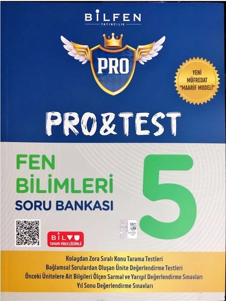 Bilfen 5. Sınıf Protest Fen Bilimleri Soru Bankası Yeni Müfredat ürün görseli 1