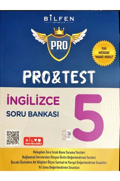 Bilfen 5. Sınıf Protest İngilizce Soru Bankası Yeni Müfredat ürün görseli 1