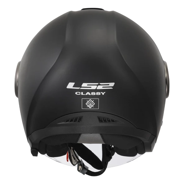 LS2 CLASSY MAT SİYAH KASK - Resim 9