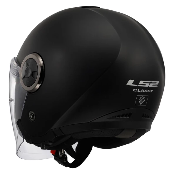 LS2 CLASSY MAT SİYAH KASK - Resim 8