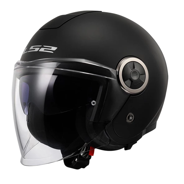 LS2 CLASSY MAT SİYAH KASK - Resim 6