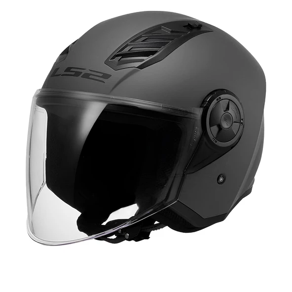 LS2 AIRFLOW 2 MAT TITANIUM KASK - Resim 7