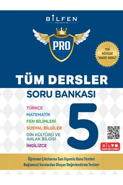Bilfen Yayıncılık 5. Sınıf Pro Tüm Dersler Soru Bankası Yeni Müfredat ürün görseli 1
