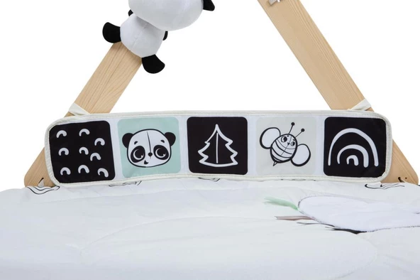 Tiny Love Müzikli Ahşap Oyun Halısı Black White - Resim 4