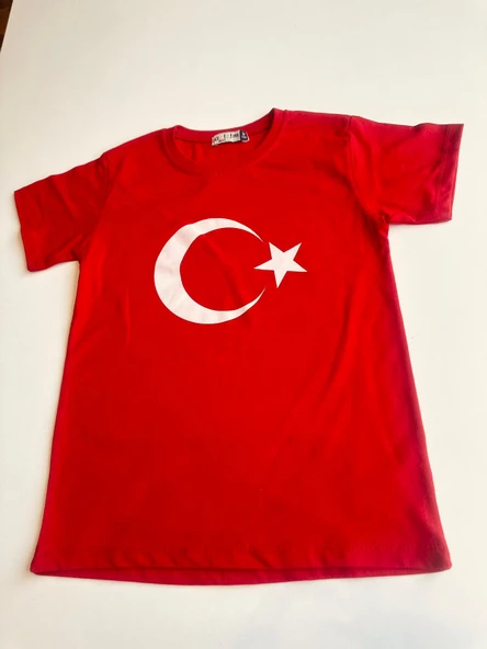 GALA ay yıldızlı türk bayraklı Tişört UNİSEX ürün görseli 1