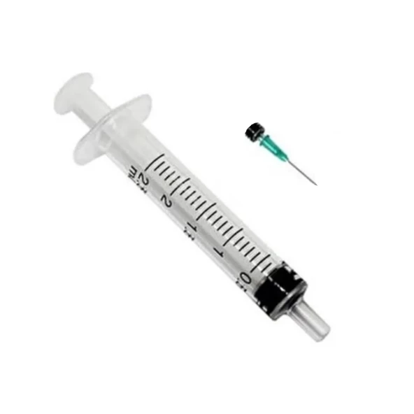 AYSET - 2.5 ML 3 PARÇA YEŞİL KISA İĞNELİ ENJEKTÖR 21G X 16 MM (100 ADET) ürün görseli 1