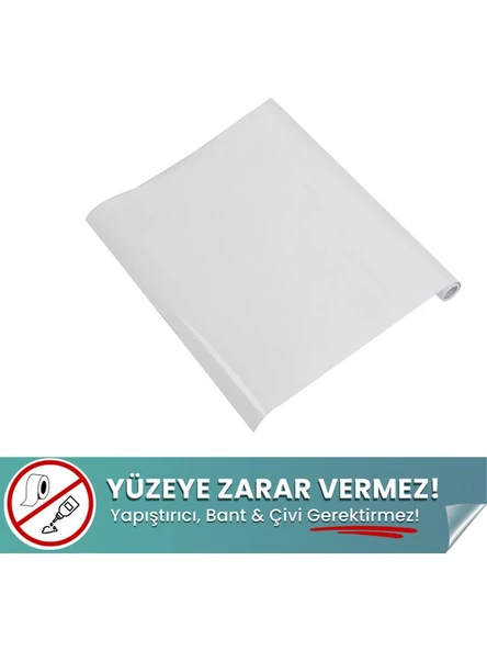 2 Adet 120 x 90 Cm Yapışkansız Statik Manyetik Akıllı Kağıt Tahta - Beyaz ürün görseli 1