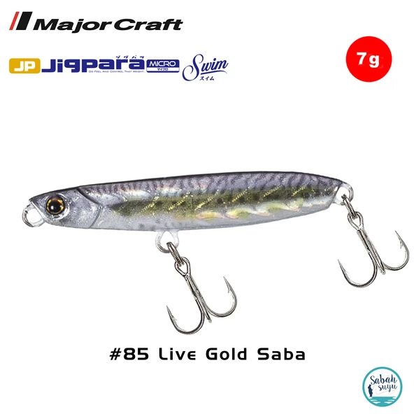 Major Craft Jigpara Micro Swim JPMSW-7gr 40mm #85 Live Gold Saba ürün görseli 1
