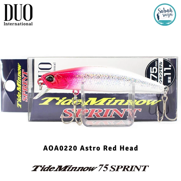 Duo Tide Minnow 75 Sprint AOA0220 Astro Red Head ürün görseli 1