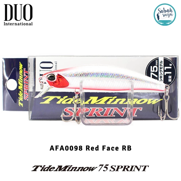 Duo Tide Minnow 75 Sprint AFA0098 Red Face RB ürün görseli 1