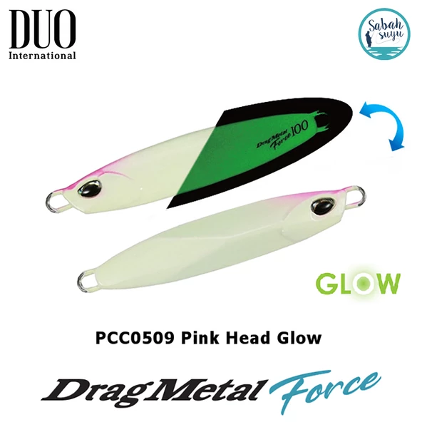 Duo Drag Metal Force Jig 150gr. 97mm PCC0509 Pink Head Glow ürün görseli 1