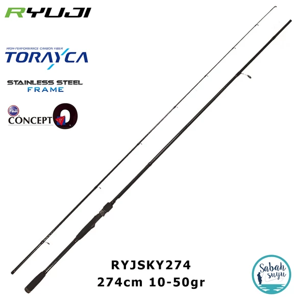 Ryuji Sky Force 2.74mt 10-50gr (2P) Spin Kamış ürün görseli 1