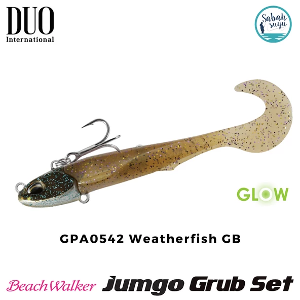 Duo Beach Walker Jumgo Grub Set 8cm 14gr GPA0542 Weatherfish GB ürün görseli 1