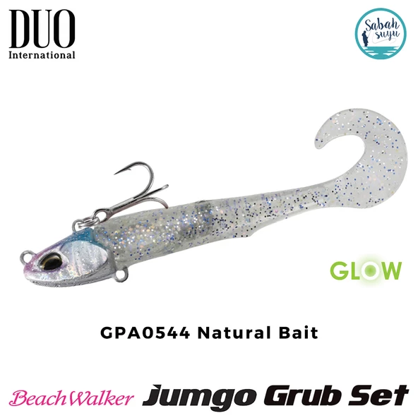 Duo Beach Walker Jumgo Grub Set 8cm 14gr GPA0544 Natural Bait ürün görseli 1