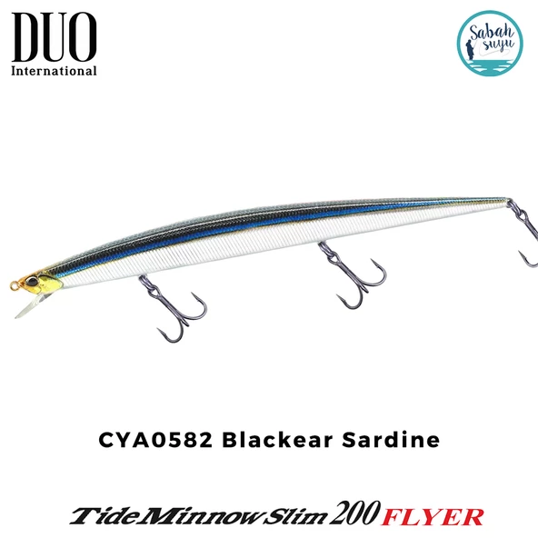 Duo Tide Minnow Slim 200 FLYER CYA0582 Blackear Sardine ürün görseli 1