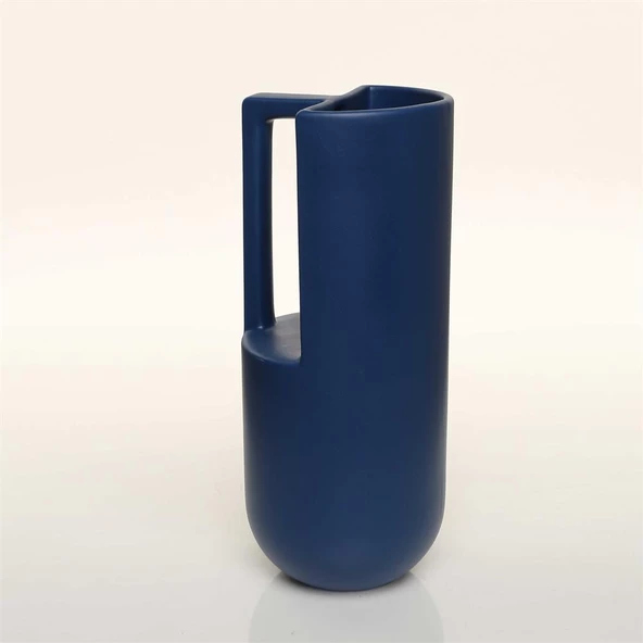 Vitale Handle Mavi Vazo Büyük 12*12*29 Cm AK.JL0042 ürün görseli 1