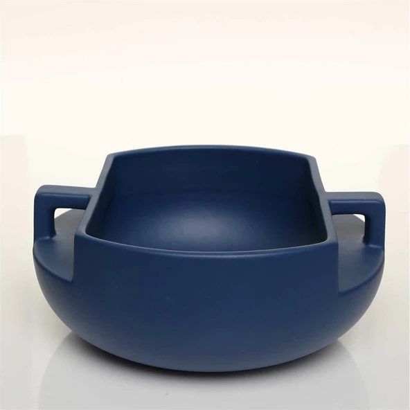 Vitale Handle Kulplu Mavi Kase 25*25*11 Cm AK.JL0036 ürün görseli 1
