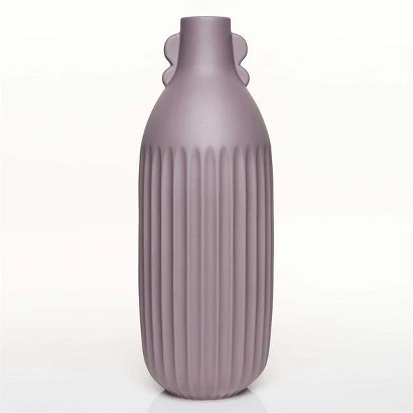 Vitale Antıque Kahve Vazo Büyük 14*14*45 Cm AK.JL0051 ürün görseli 1