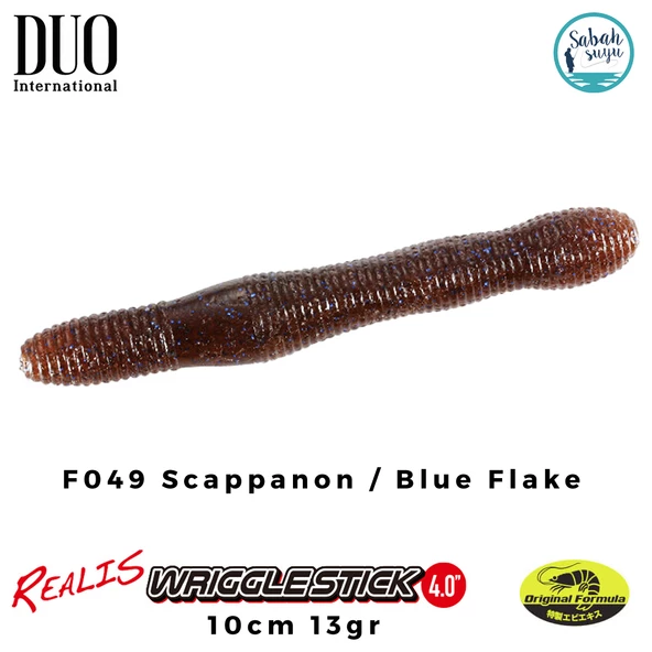 Duo Realis Wriggle Stick 4" 10cm 13gr F049 Scappanon / Blue Flake ürün görseli 1