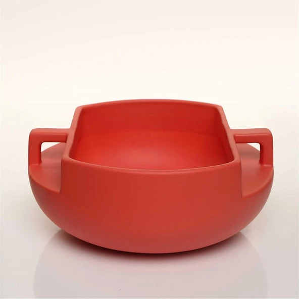 Vitale Handle Kulplu Kırmızı Kase 25*25*11 Cm AK.JL0035 ürün görseli 1