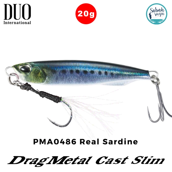 Duo Drag Metal Cast Slim Jig 20gr. PMA0486 Real Sardine ürün görseli 1