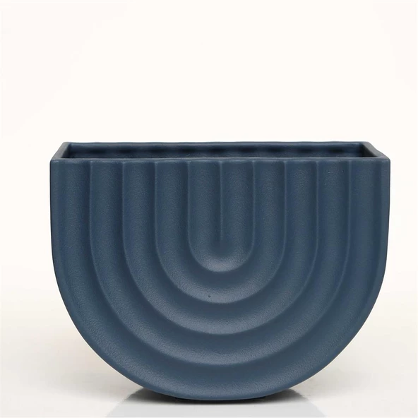 Vitale Oasıs Mavi Vazo Orta 21*11*16 Cm AK.JL0005 ürün görseli 1