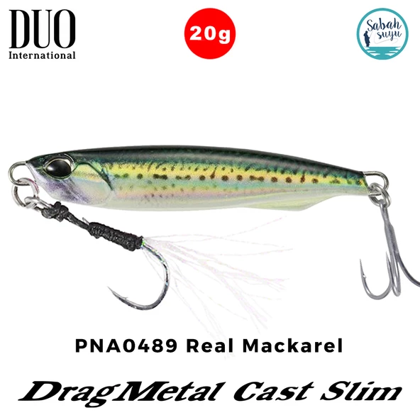 Duo Drag Metal Cast Slim Jig 20gr. PNA0489 Real Mackerel ürün görseli 1