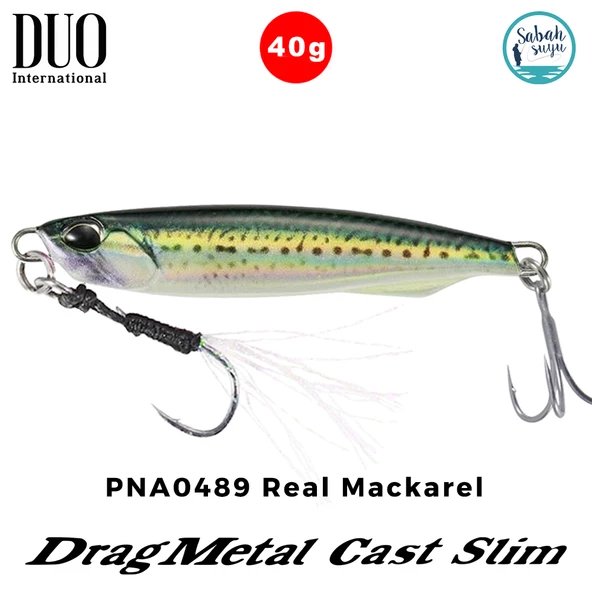 Duo Drag Metal Cast Slim Jig 40gr. PNA0489 Real Mackarel ürün görseli 1
