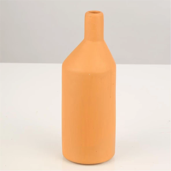 Vitale Turuncu Seramik Vazo 20Cm AK.JF095753250-3 ürün görseli 1
