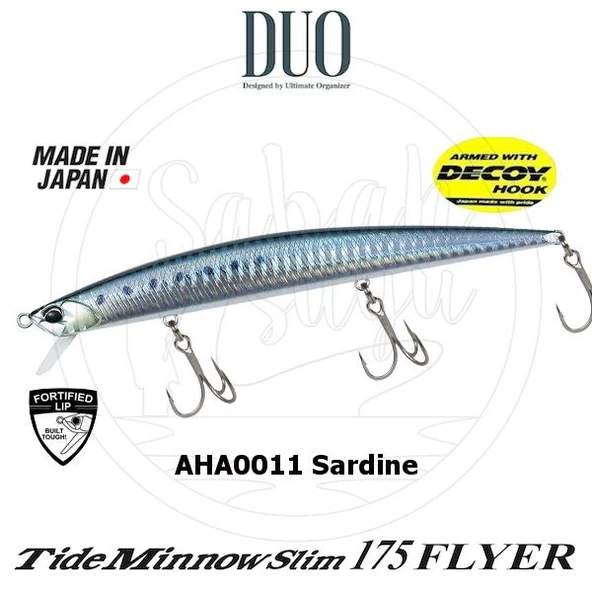 Duo Tide Minnow Slim 175 FLYER AHA0011 Sardine ürün görseli 1
