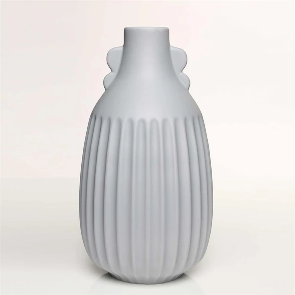 Vitale Antıque Gri Vazo Orta 17*17*33 Cm AK.JL0052 ürün görseli 1
