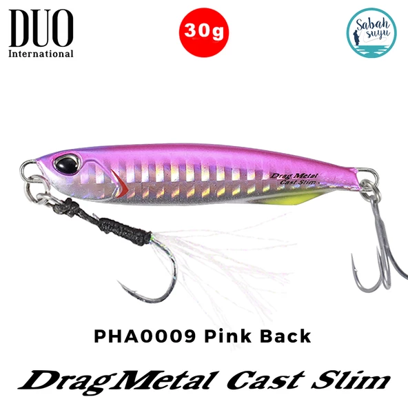 Duo Drag Metal Cast Slim Jig 30gr. PHA0009 Pink Back ürün görseli 1