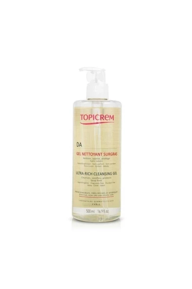 TOPICREM DA Protect Ultra-Rich Cleansing Gel 500 ml ürün görseli 1