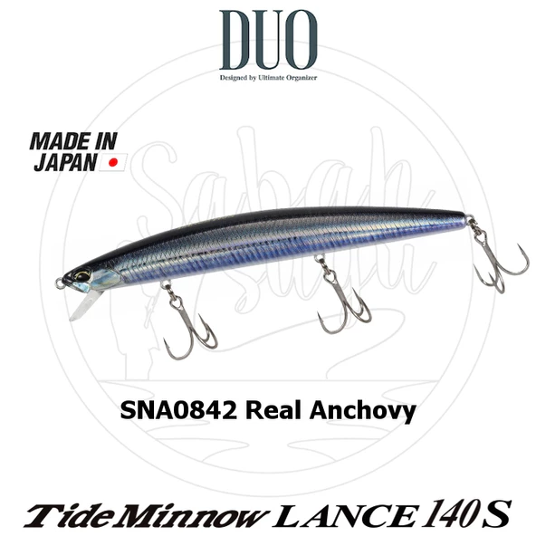 Duo Tide Minnow Lance 140S SNA0842 Real Anchovy ürün görseli 1