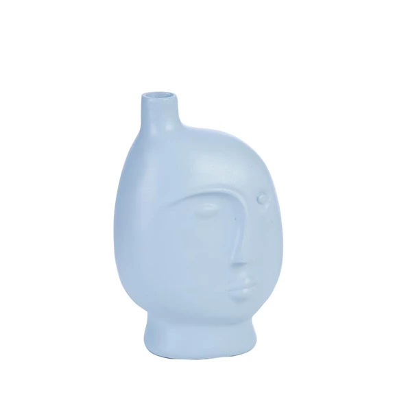 Vitale Face Mavi Vazo 19 cm AK.ID0073 ürün görseli 1