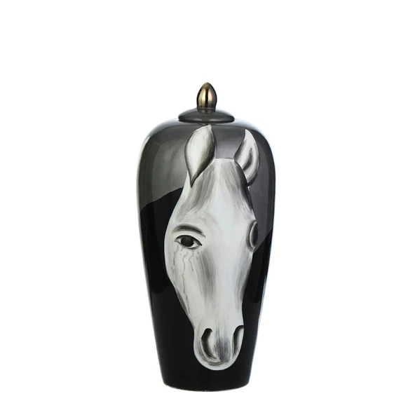 Vitale Horse Seramik Vazo 47 cm AK.WLT0304 ürün görseli 1