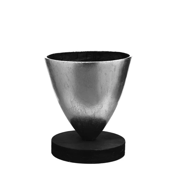 Vitale Fiber Glass Vazo Silver 36x30x42 cm AK.WLT0432 ürün görseli 1