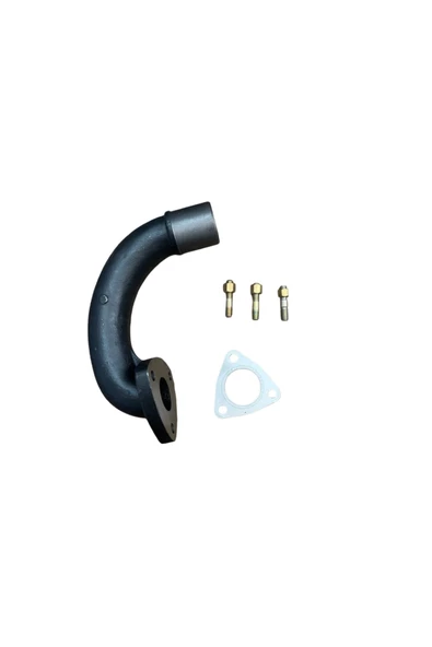 KaragözOtomotiv Massey Ferguson MF 135 240 240S Uyumlu Üst Eksoz Çevirme Dirseği 3 Saplama + Conta 1865534 ürün görseli 1