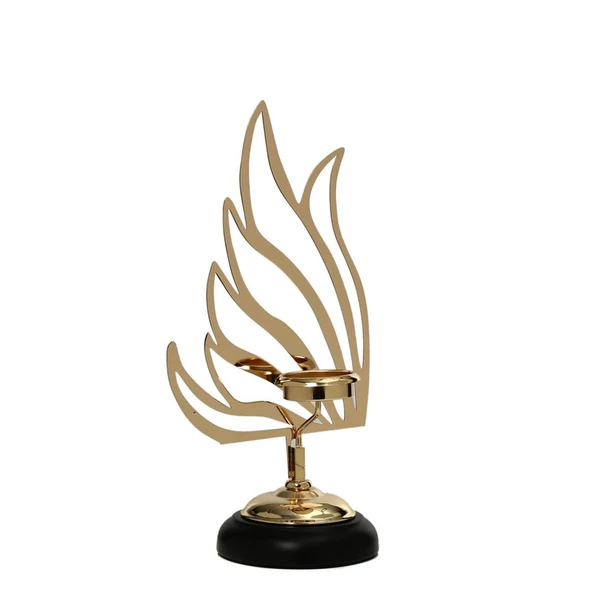 Vitale Kuğu Mumluk Gold 37 cm AK.JE0079 ürün görseli 1